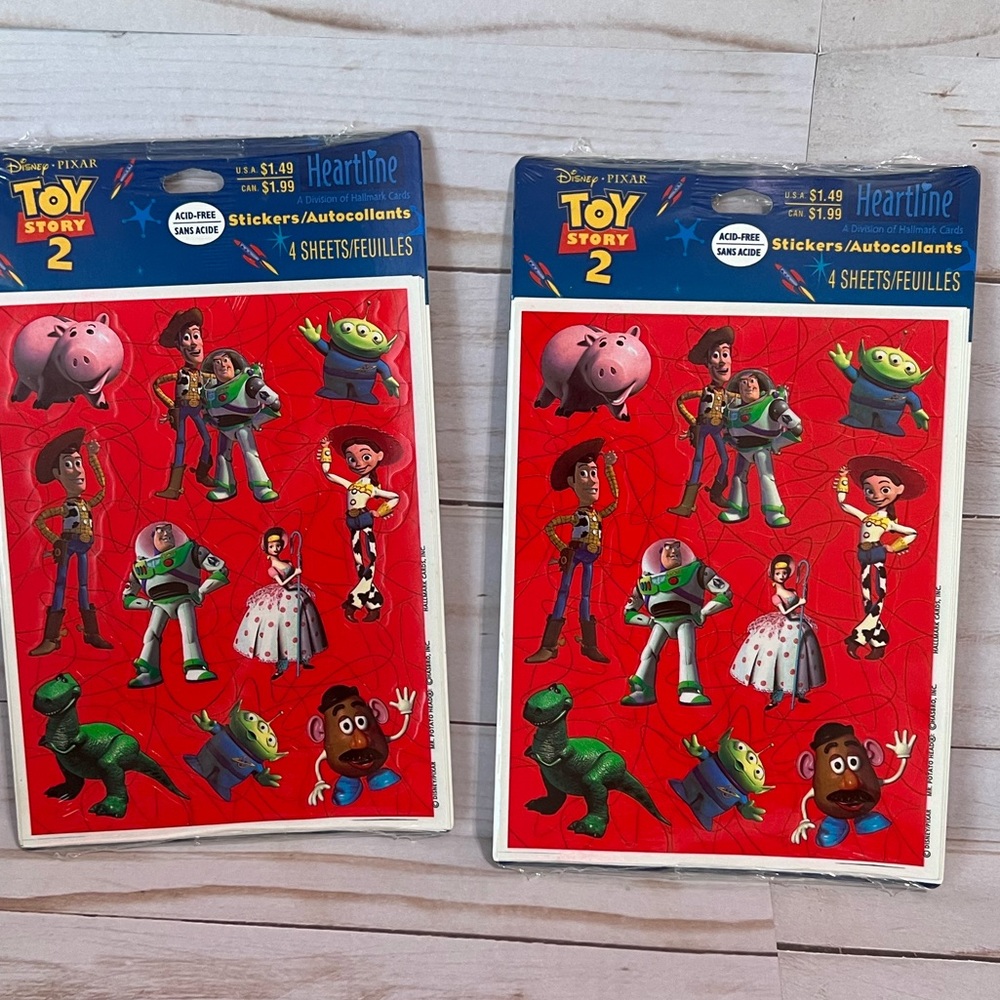 Toy Story 2 Stickers | NWT